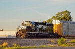 NS SD40-2 Locomotive in the yard